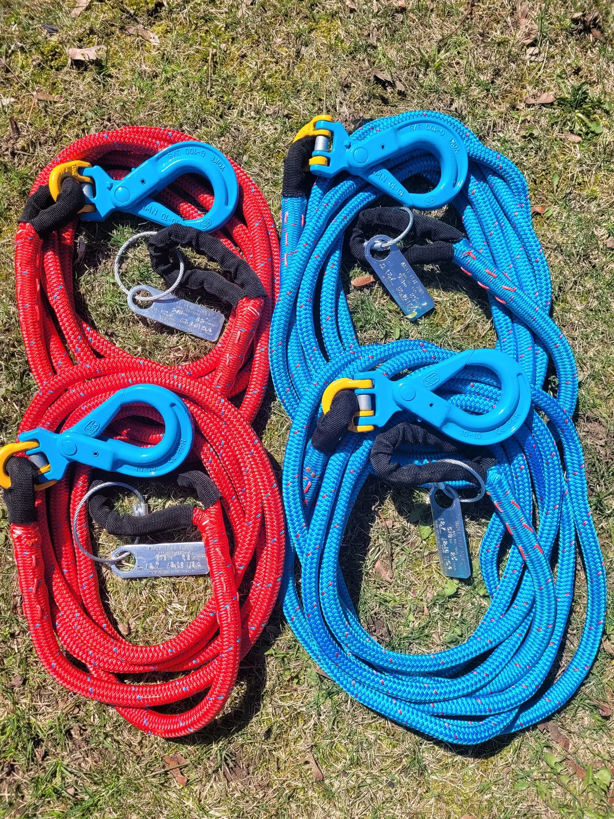 HMPE/Polyester Double Braid Crane Slings w/ Hooks