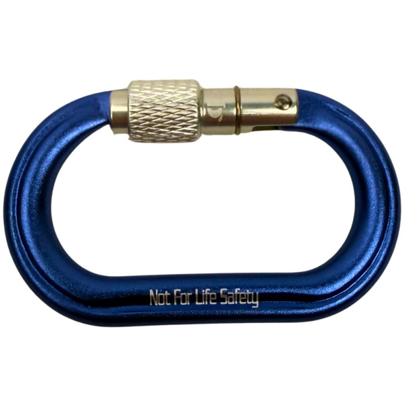 OMEGA PACIFIC Micro Raider Aluminum Screw-Lok Carabiner