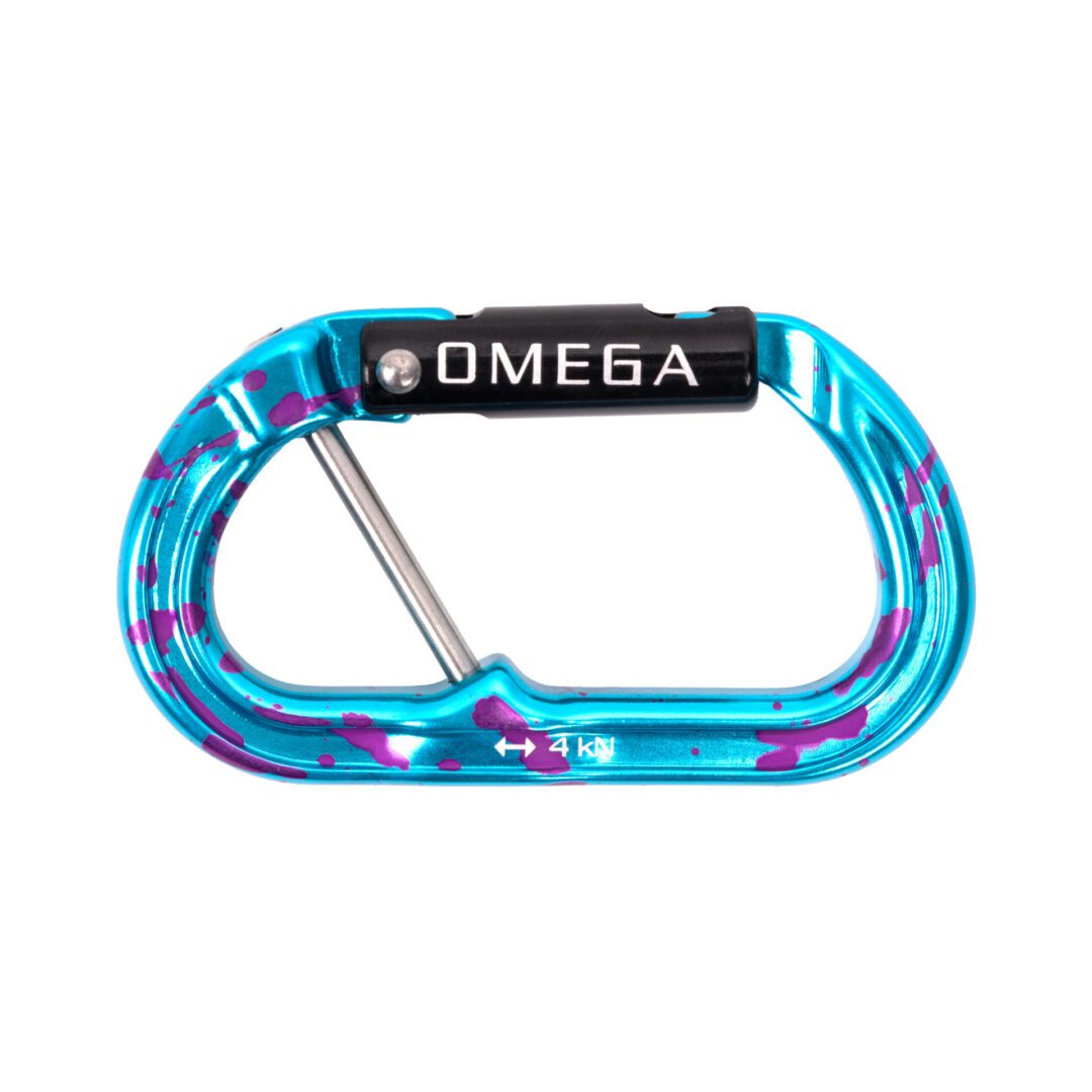 OMEGA PACIFIC Micro Raider+ Captive Aluminum Straightgate Carabiner