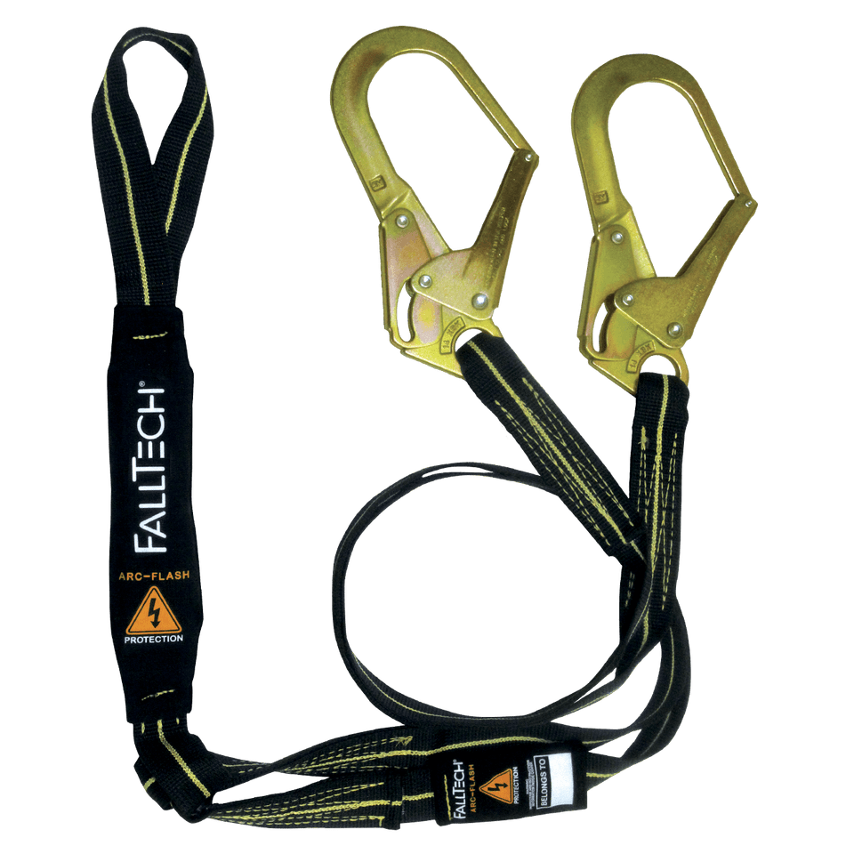 FallTech 6' Arc Flash Energy Absorbing Lanyard - Double-leg
